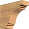 Ekena Millwork Pescadero Smooth Rafter Tail, Western Red Cedar, 3 1/2"W x 10"H x 12"L RFT04X10X12PEC00SWR - alternate 1